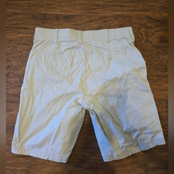 NWT Tailor Vintage Shorts Beige Khaki Tan Mens Size 32 Slim Waist Stretch Golf - Picture 3 of 6